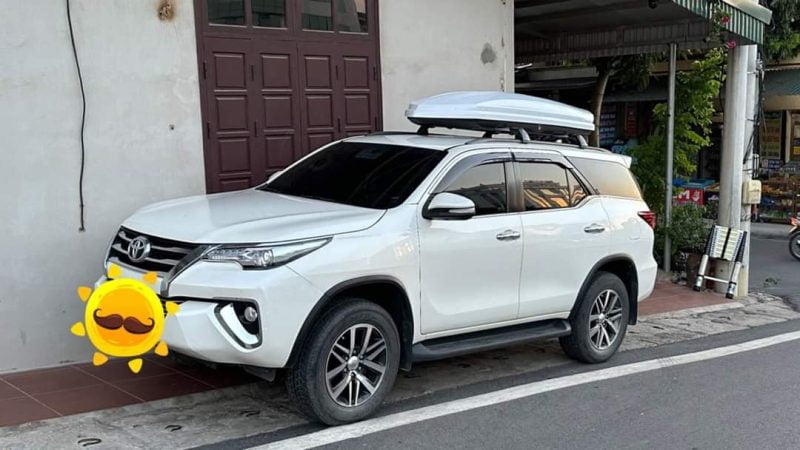 Cốp nóc xe ô tô toyota fortuner