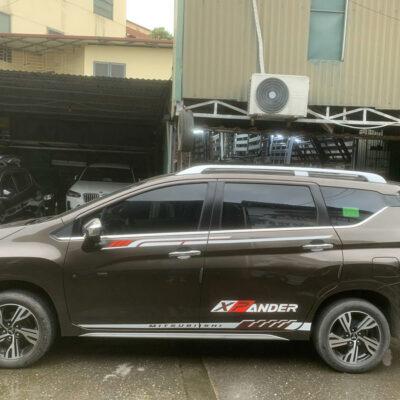 Thanh giá nóc dọc xe Xpander ⚡ CAO CẤP ⚡ Bộ 2 thanh dọc mui ô tô loại 3 chân phiên bản Xpander Cross