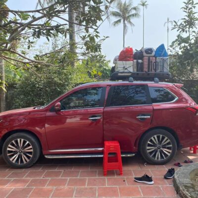 Baga mui xe ô tô Outlander mẫu 2 tầng