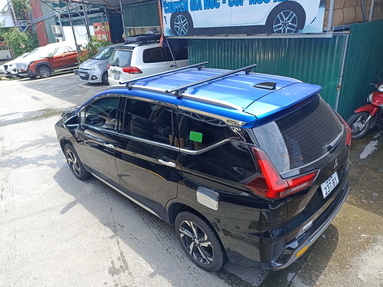 Thanh giá nóc ngang xe Xpander Thanh giá nóc ngang xe Xpander