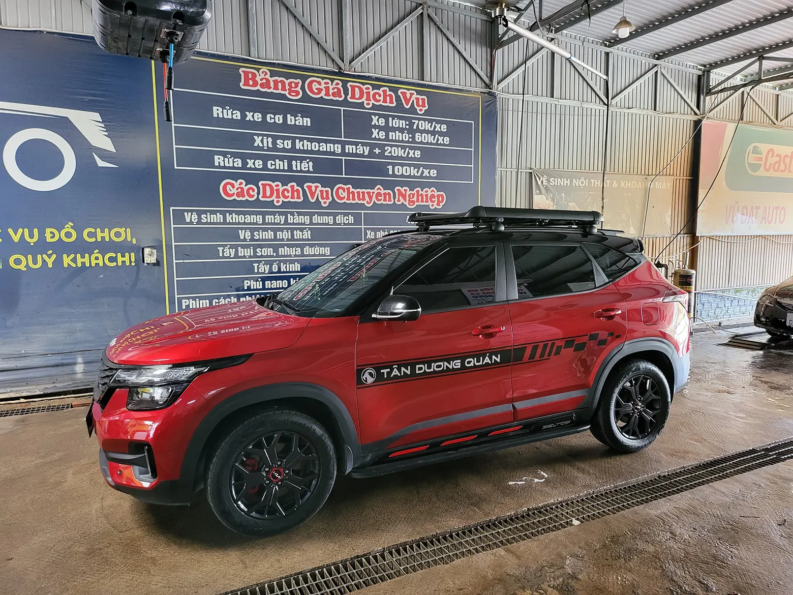 Giá nóc KIA Seltos mẫu 2 tầng